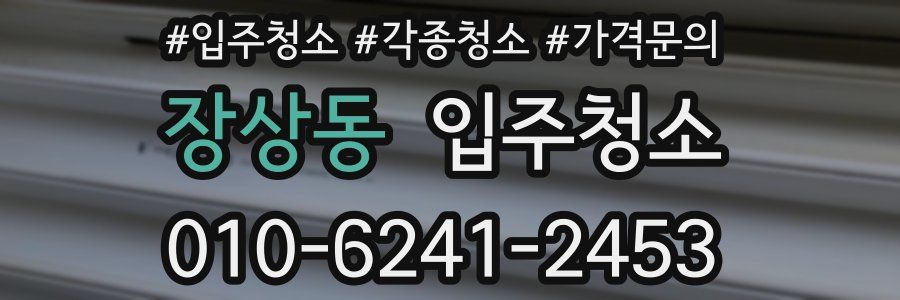 장상동 이사청소