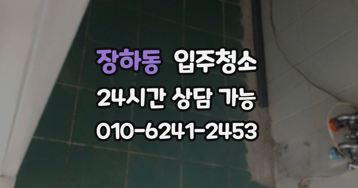 장하동 입주청소