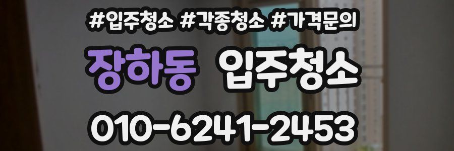 장하동 이사청소