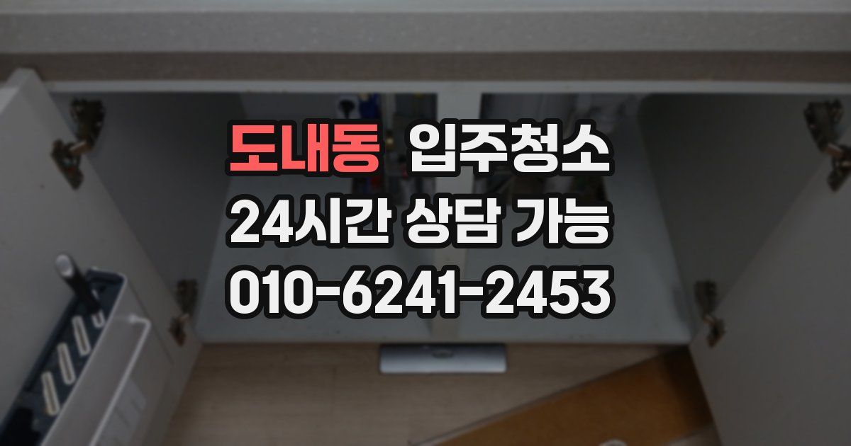 도내동 입주청소