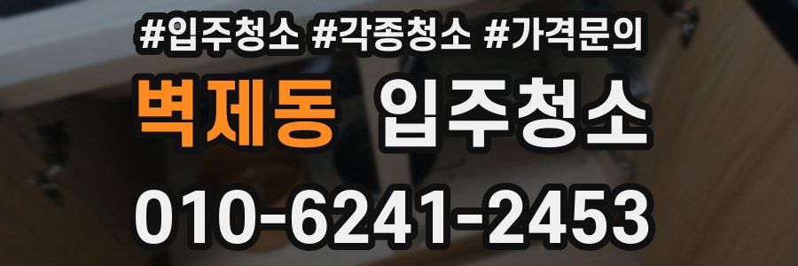 벽제동 이사청소