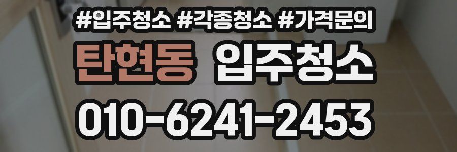 탄현동 이사청소