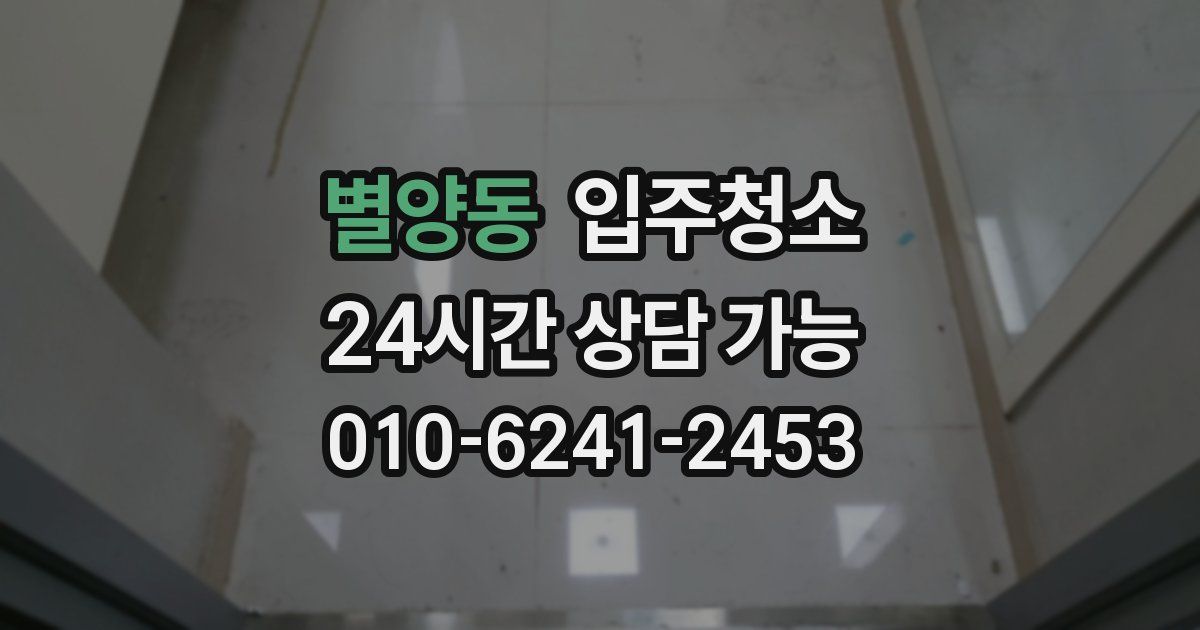 별양동 입주청소