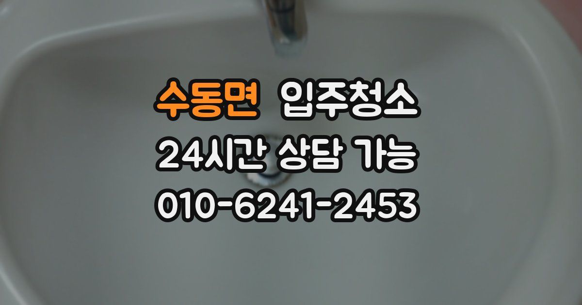 수동면 입주청소