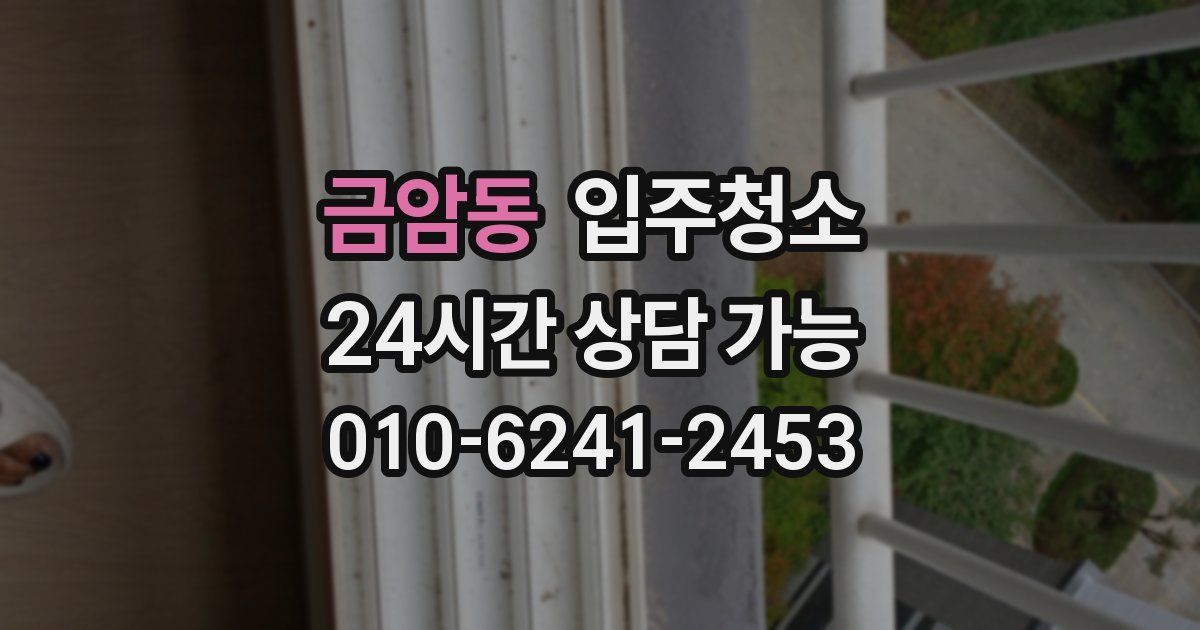 금암동 입주청소