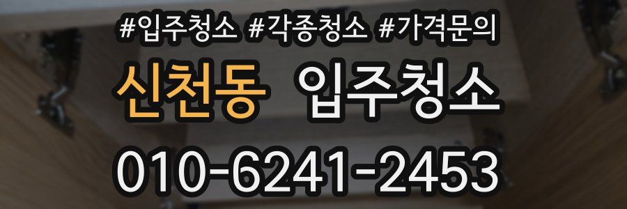 신천동 이사청소