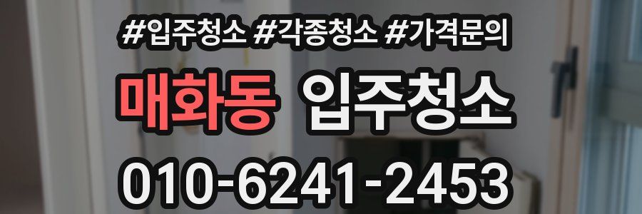 매화동 이사청소