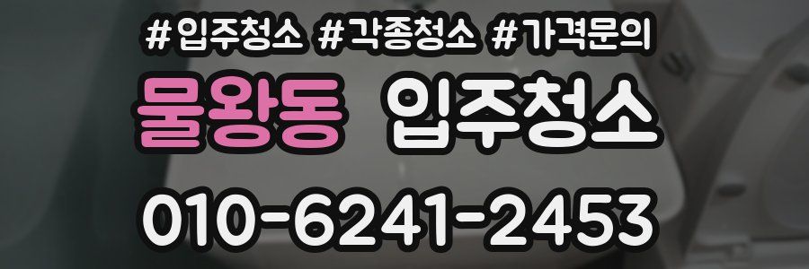 물왕동 이사청소