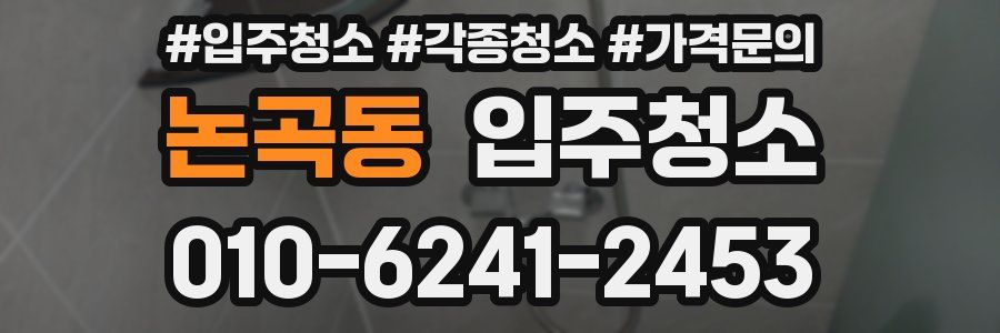 논곡동 이사청소