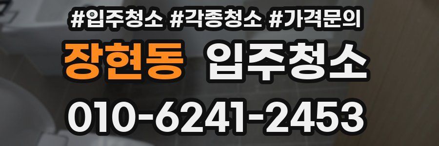 장현동 이사청소