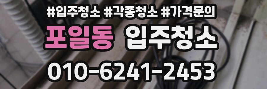 포일동 이사청소