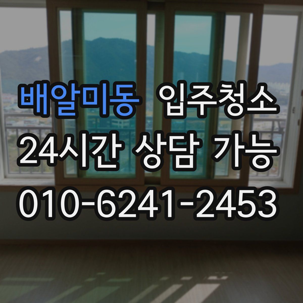 배알미동 원룸청소