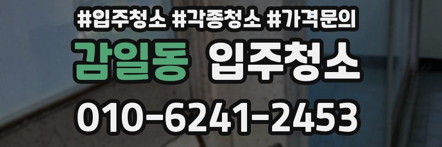 감일동 이사청소