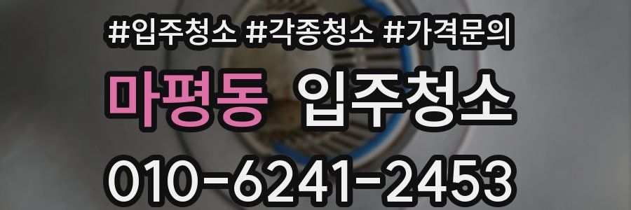 마평동 이사청소