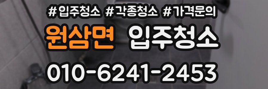 원삼면 이사청소