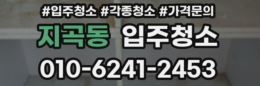 지곡동 이사청소