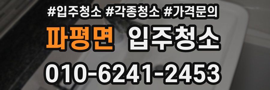 파평면 이사청소