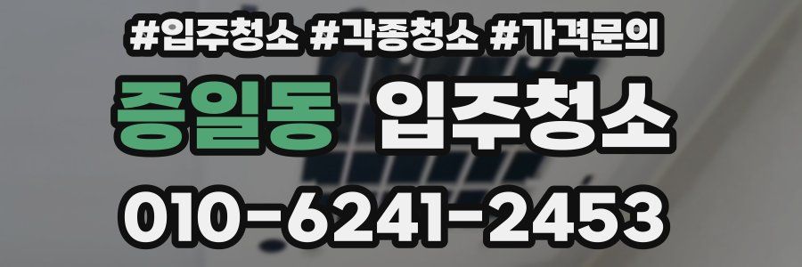 증일동 이사청소