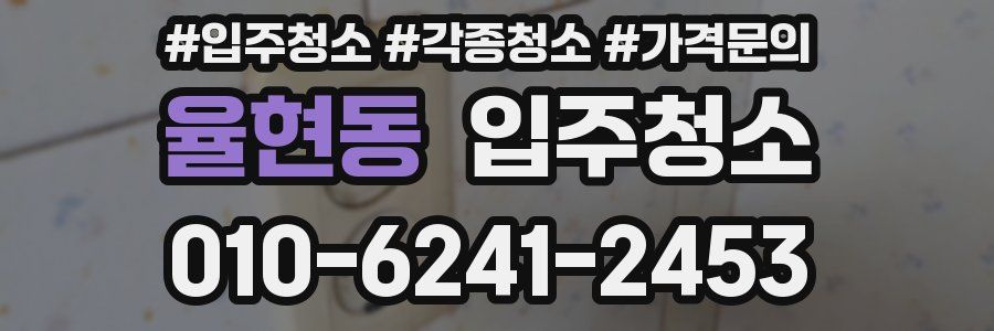 율현동 이사청소