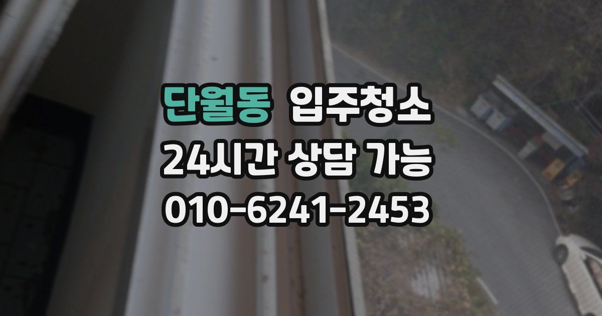 단월동 입주청소