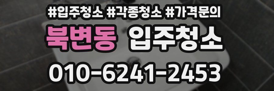 북변동 이사청소