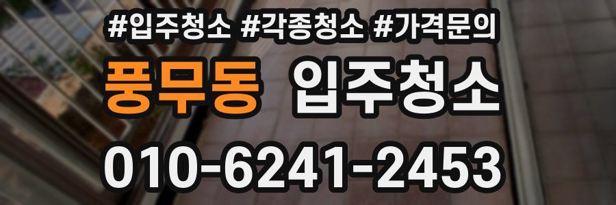 풍무동 이사청소