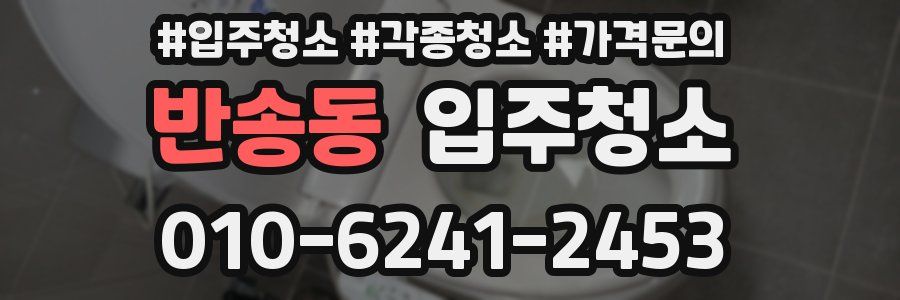 반송동 이사청소