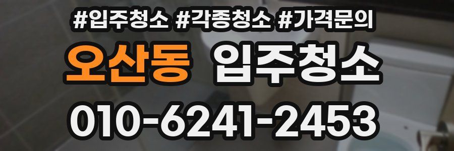 오산동 이사청소