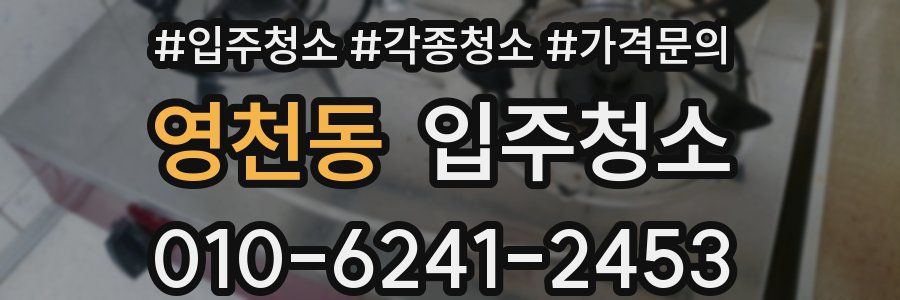 영천동 이사청소