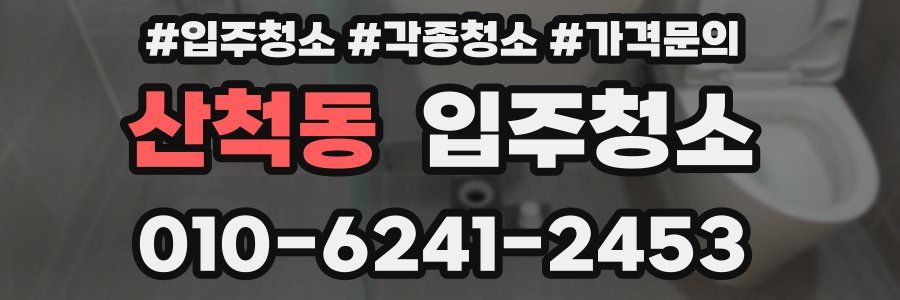 산척동 이사청소