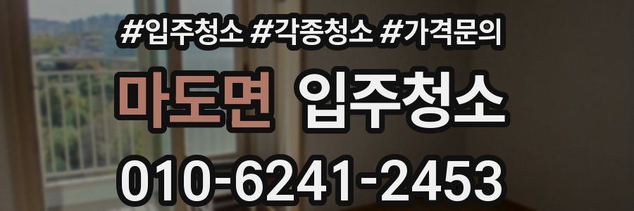 마도면 이사청소