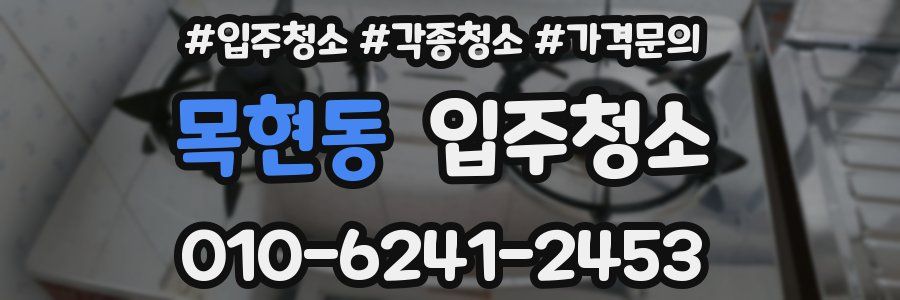 목현동 이사청소