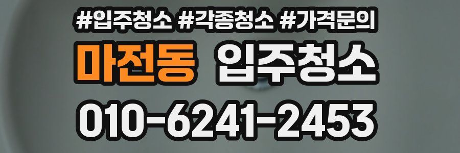 마전동 이사청소