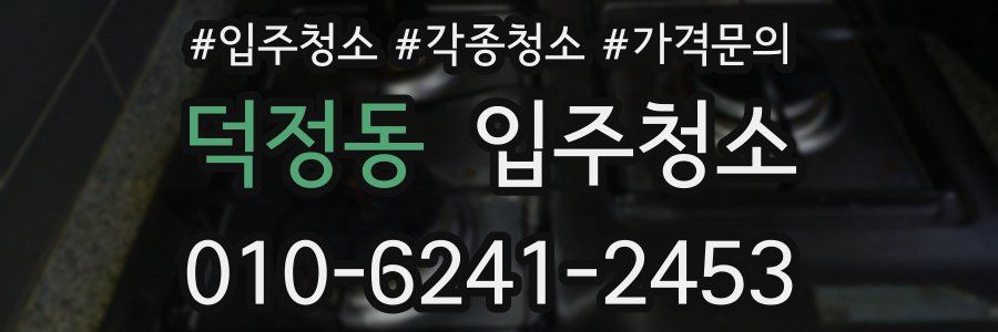 덕정동 이사청소