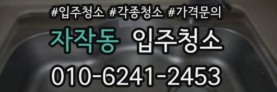 자작동 이사청소