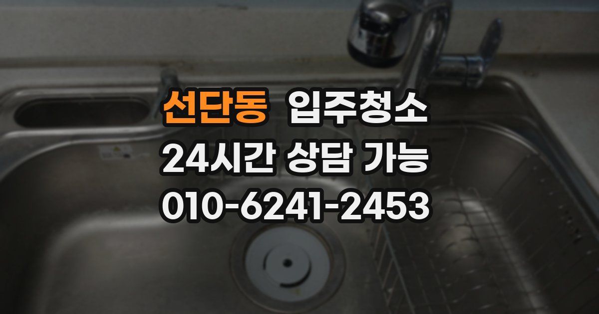 선단동 입주청소
