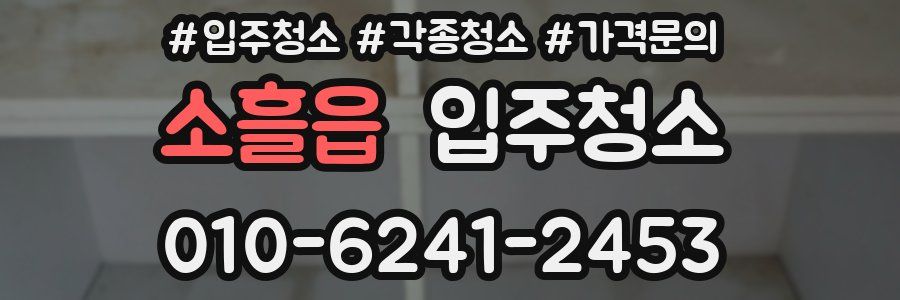 소흘읍 이사청소