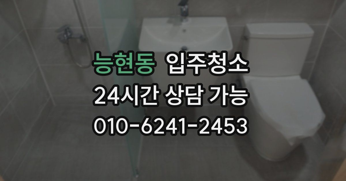 능현동 입주청소