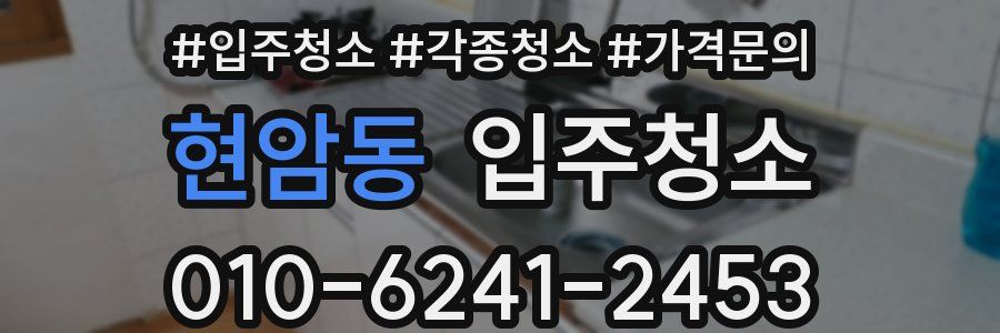 현암동 이사청소