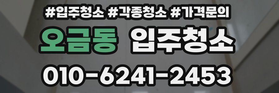 오금동 이사청소