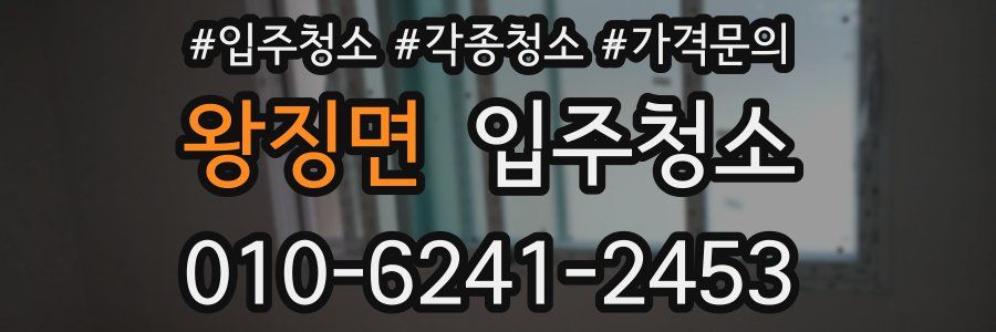 왕징면 이사청소