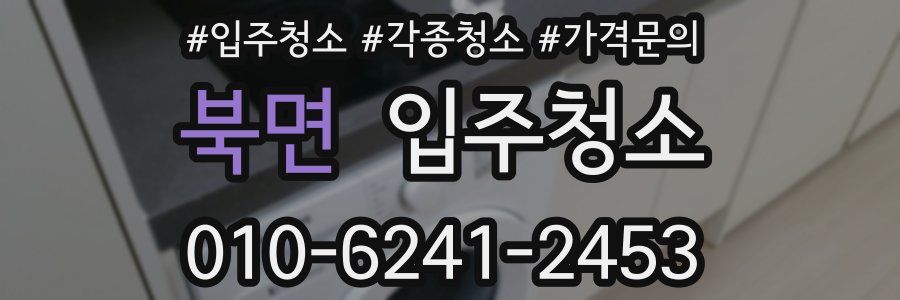 북면 이사청소