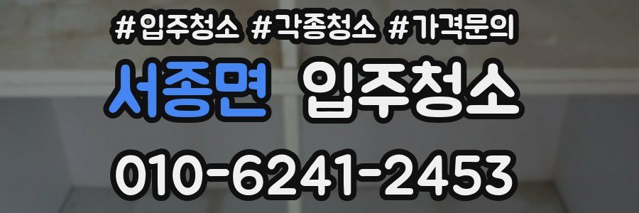 서종면 이사청소