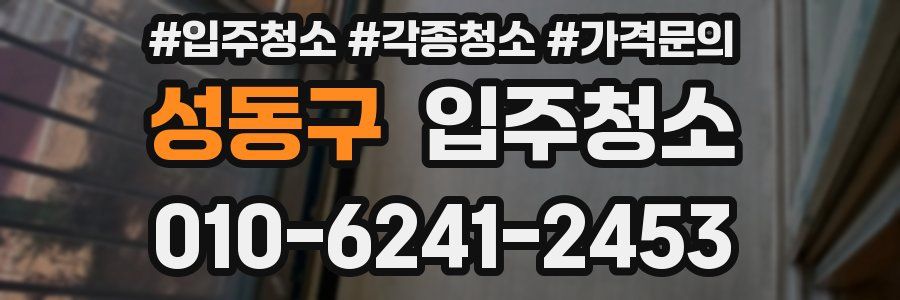 성동구 이사청소