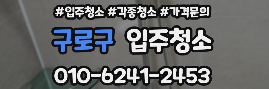 구로구 이사청소