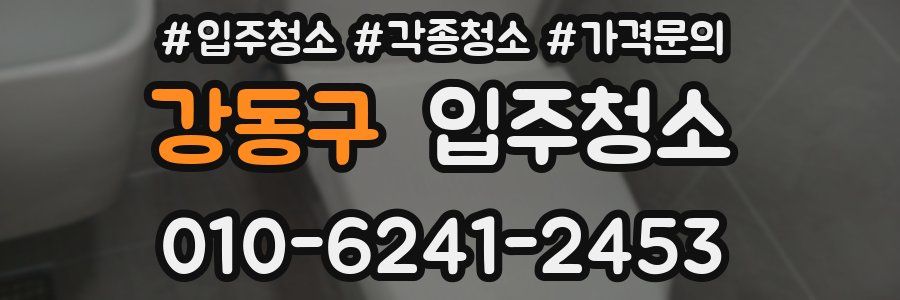 강동구 이사청소