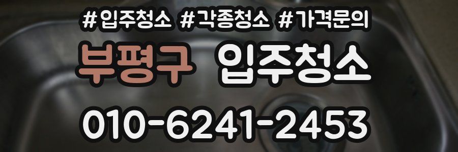 부평구 이사청소