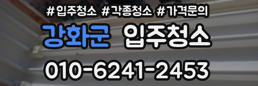 강화군 이사청소