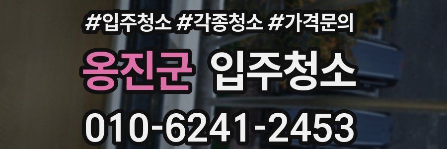 옹진군 이사청소