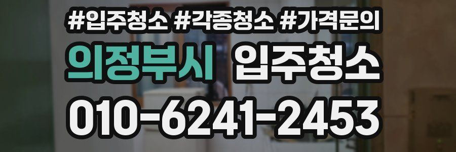 의정부시 이사청소